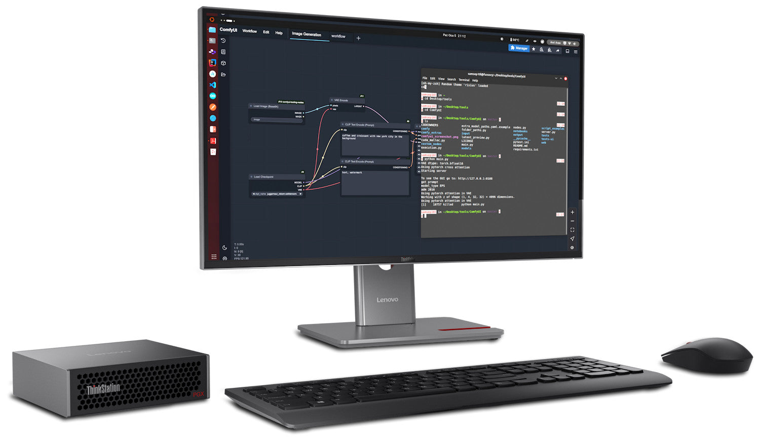 Windowsデスクトップ Lenovo ThinkStation PGX 4TB Lenovo ThinkStation PGX 4TB - NVIDIA Blackwell AI Workstation