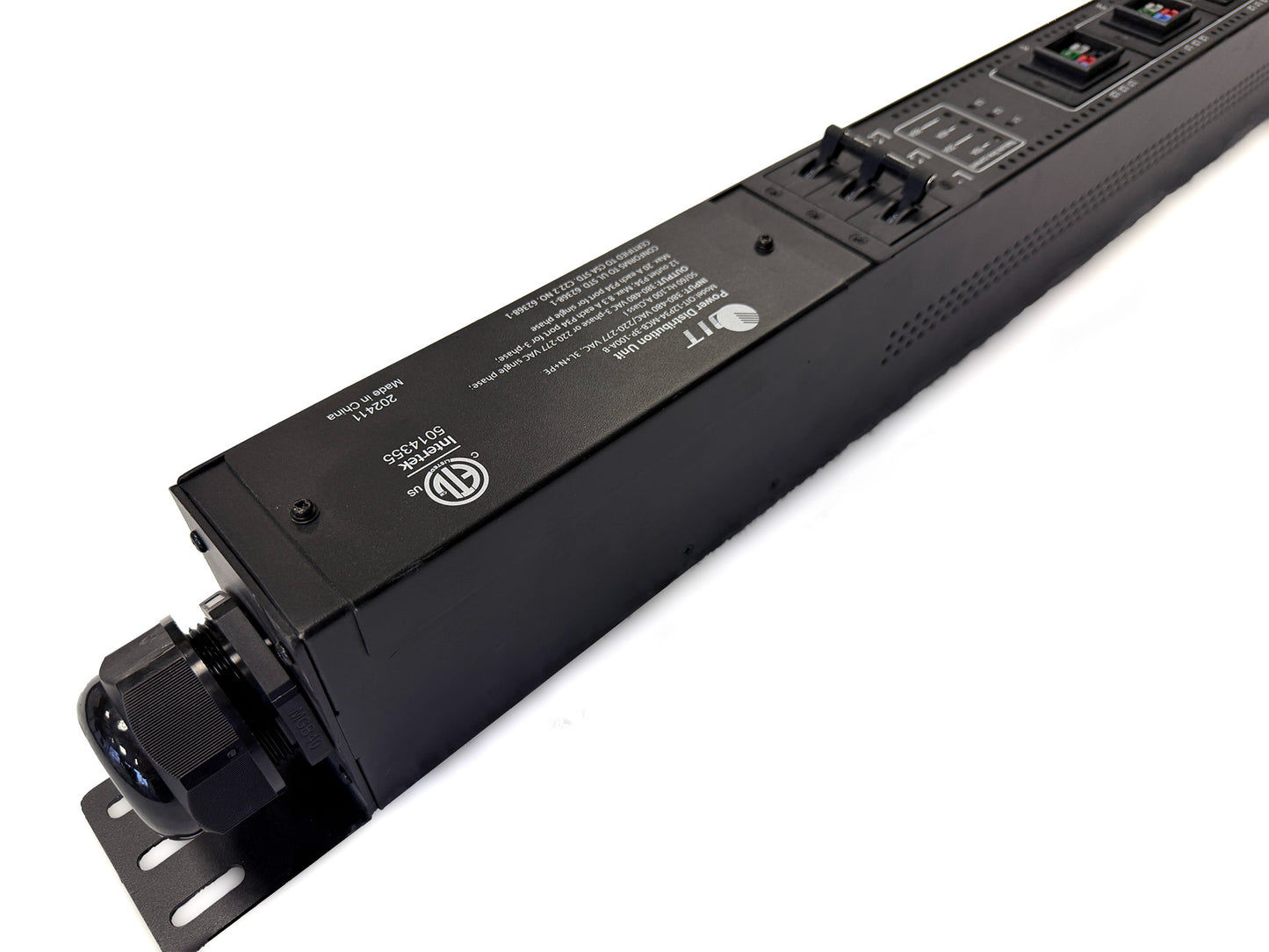 OIT-12 Industrial Power Distribution Unit | 3-Phase 100A MCB | 12-Port Rack PDU for Data Centers