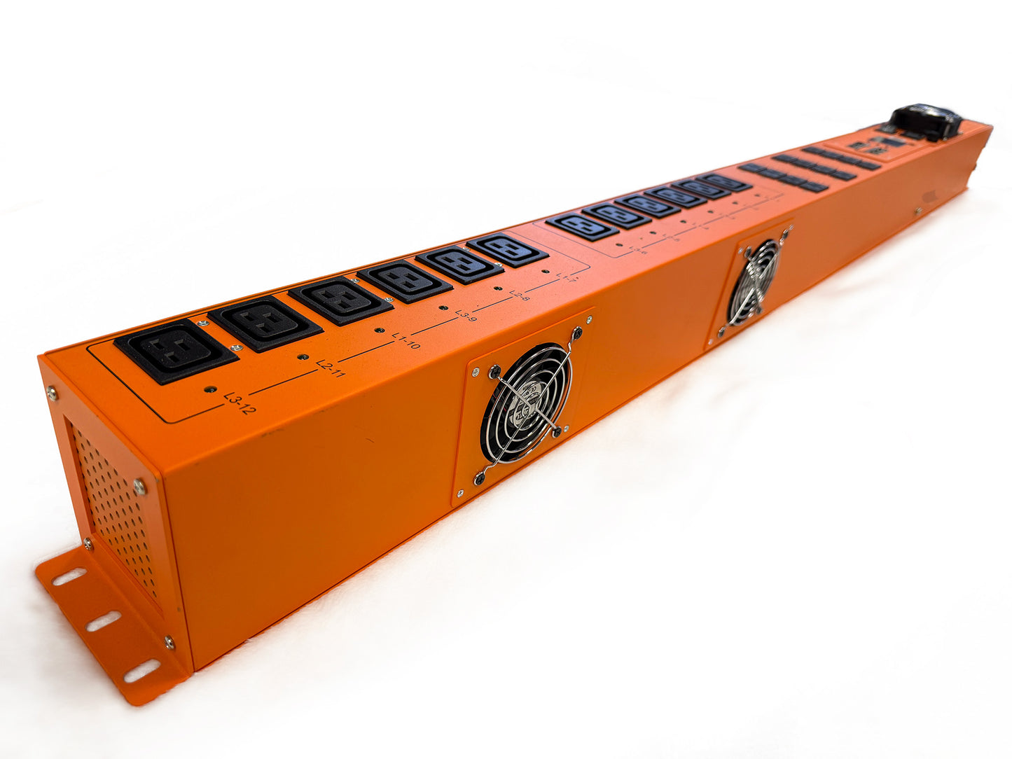 OIT 12-Port C19 Power Distribution Unit | 3-Phase 80A MCB | Rack PDU with C13 Outlets