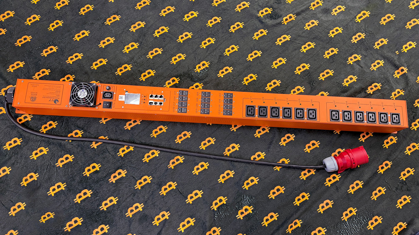 OIT 12-Port C19 Power Distribution Unit | 3-Phase 80A MCB | Rack PDU with C13 Outlets